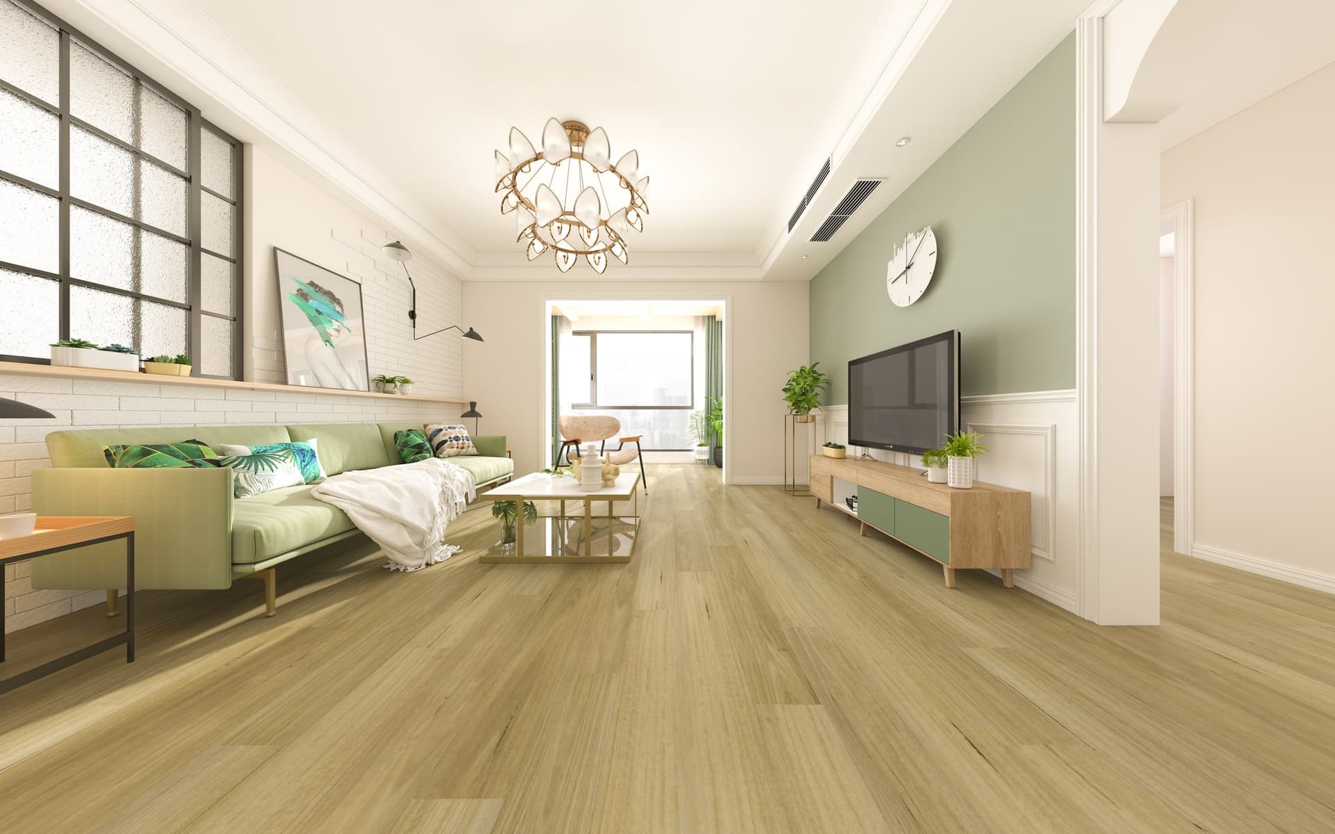 SPC Flooring - Spotted Gum design